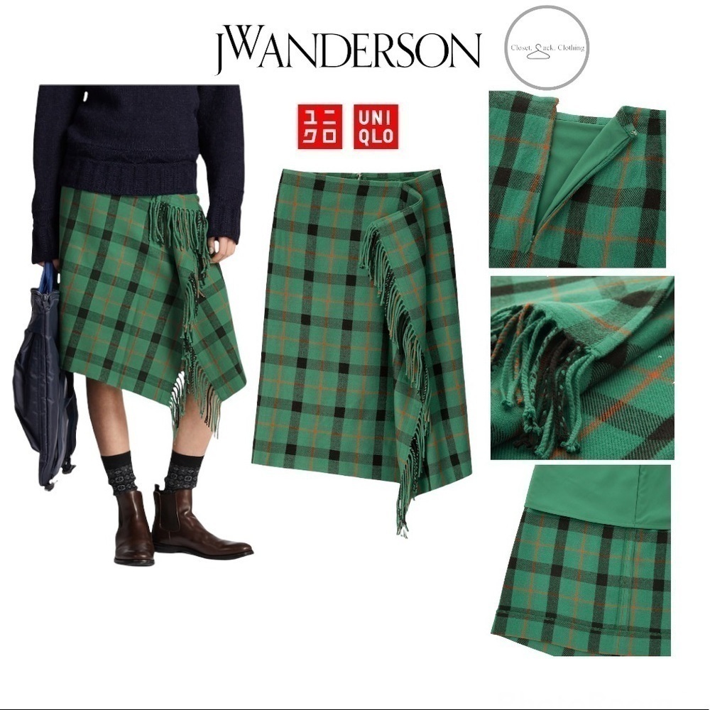 Uniqlo x JW ANDERSON WOMEN FRINGE SKIRT - Picture 1 of 12